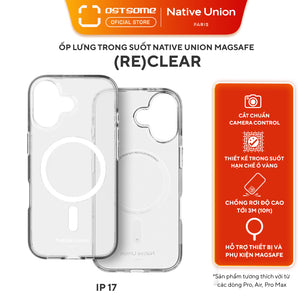 Ốp lưng trong suốt Native Union (Re)Clear Case