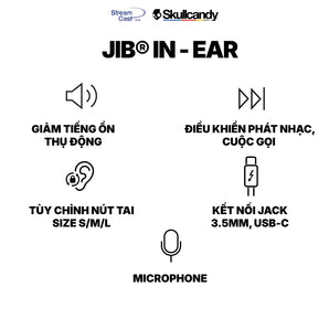 Skullcandy Jib Wireless Bluetooth In-Ear Headphones